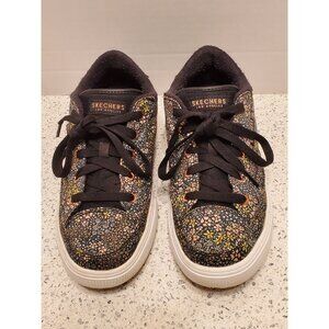 Skechers Women's Arch Fit Washable Canvas Slip-On Arcade Black sneakers 9.5